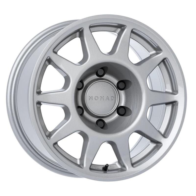 Nomad N505OE Touring 17x8.5in / 6X139.7 BP / 35mm Offset / 106.1mm Bore - OE Silver Wheel