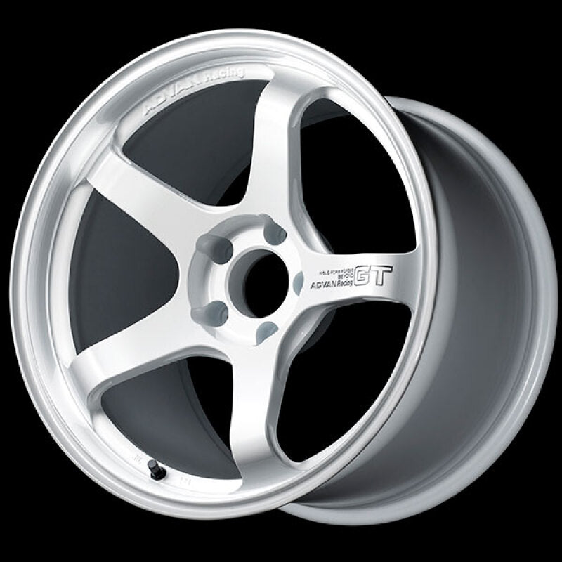 Advan GT Beyond 18x9.5 +29 5x114.3 Racing White Wheel