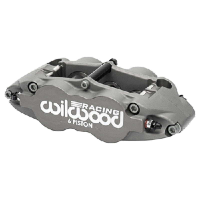 Wilwood Caliper Forged Narrow Superlite 6R R/H 1.62in/1.12in/1.12in Pistons .38in Rotor - Anodized