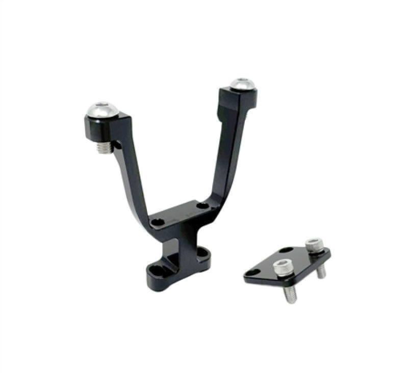 Torque Solution Subaru STI 04-22 Coolant Expansion Tank Pedestal - Black