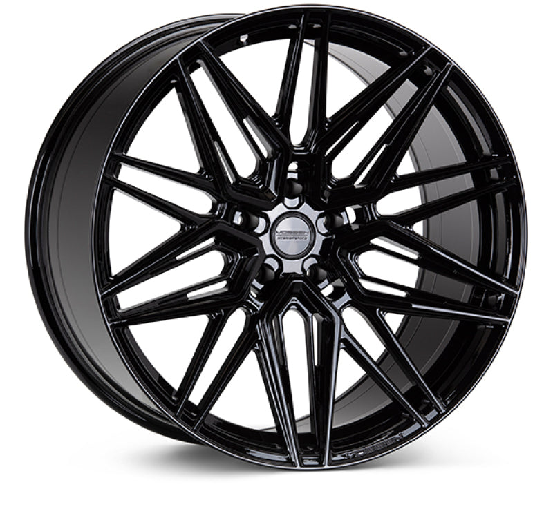 Vossen HF-7 22X9.5 / 5X112 / ET15 / Deep Face / 66.5 - Gloss Black Wheel
