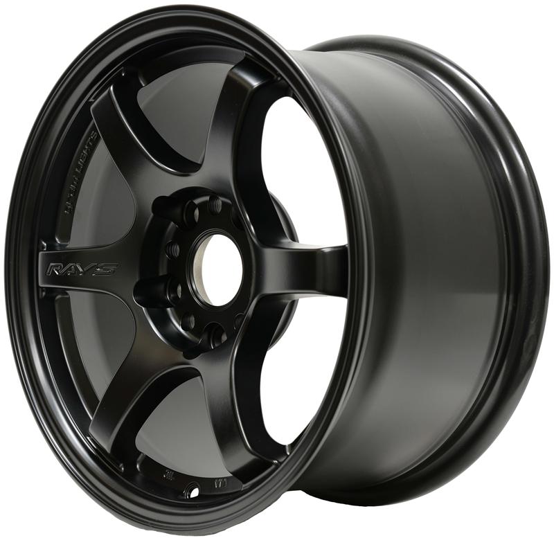 Gram Lights 57DR 15x8.0 +35 5x114.3 Semi Gloss Black Wheel