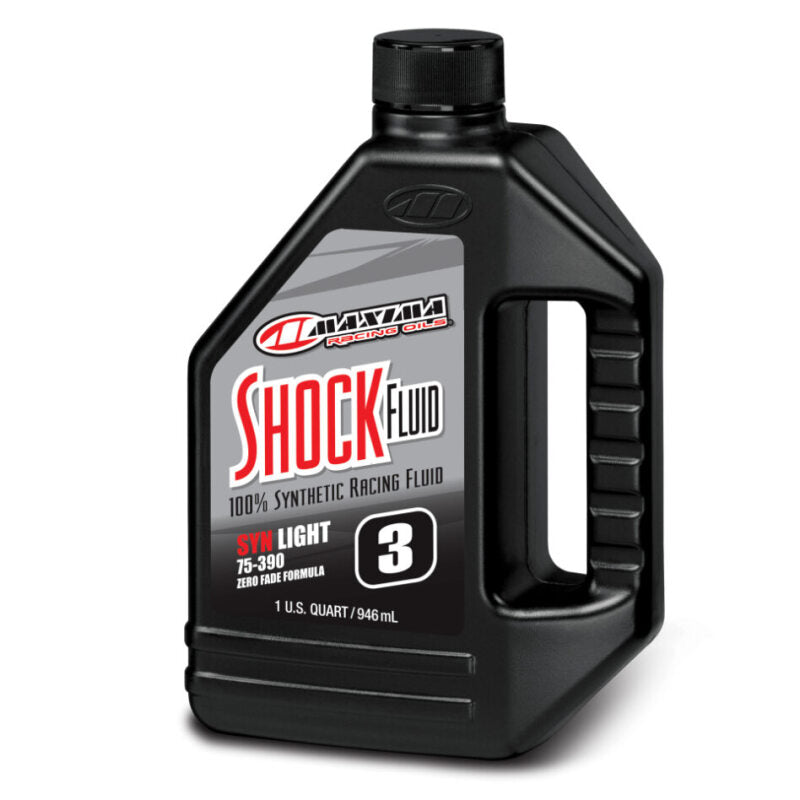 Maxima Performance Auto Racing Shock Fluid Light 75/390 3wt - Quart