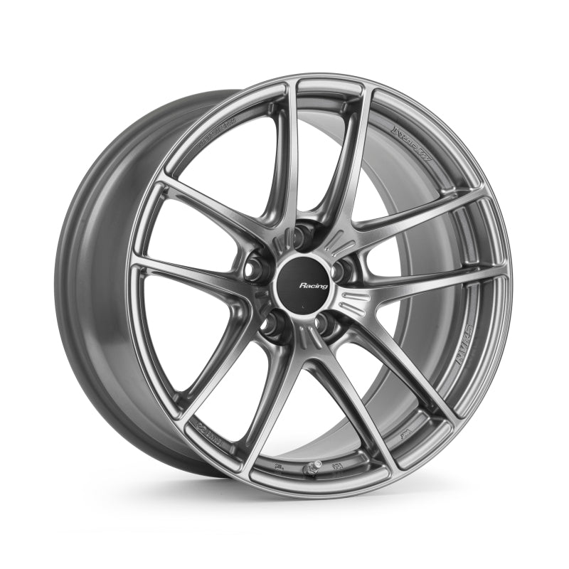 Enkei NVR5 18x10in / 5x114.3 BP / ET21 / 75mm Bore - Dark Hyper Silver Wheel