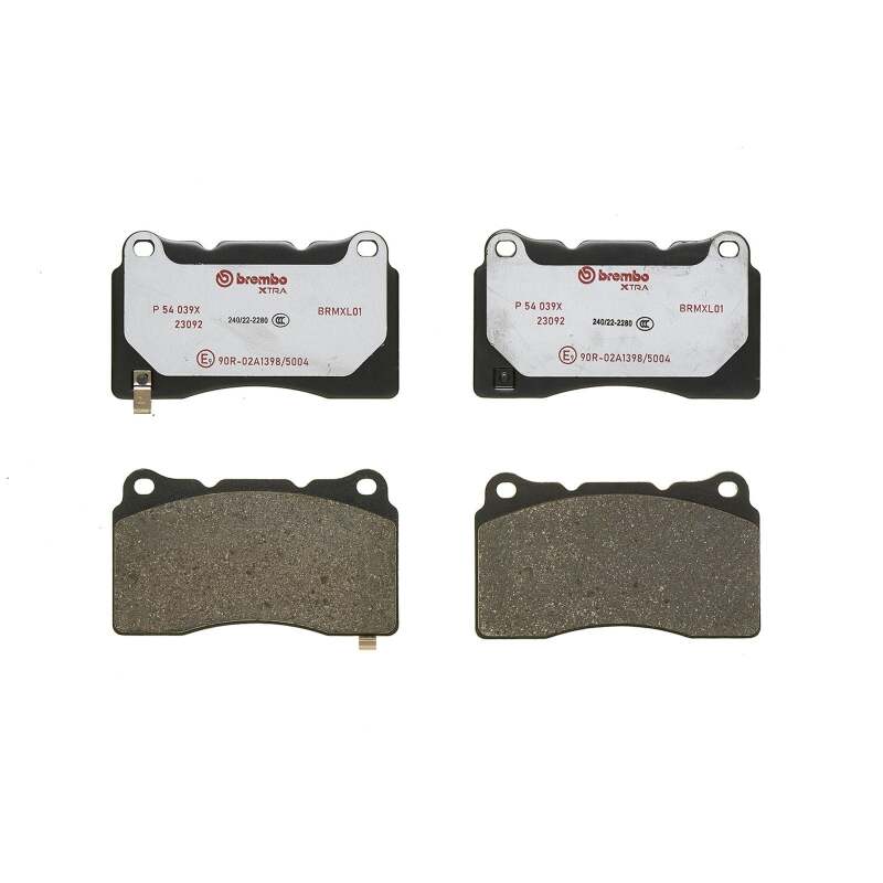 Brembo OE 03-15 Mitsubishi Lancer Evo/04-17 Subaru STI XTRA Brake Pad Set - Front