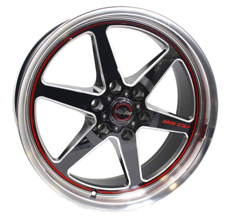 Race Star 93 Truck Star 22x10 6x5.50BC 6.46BS Black/Machined Wheel