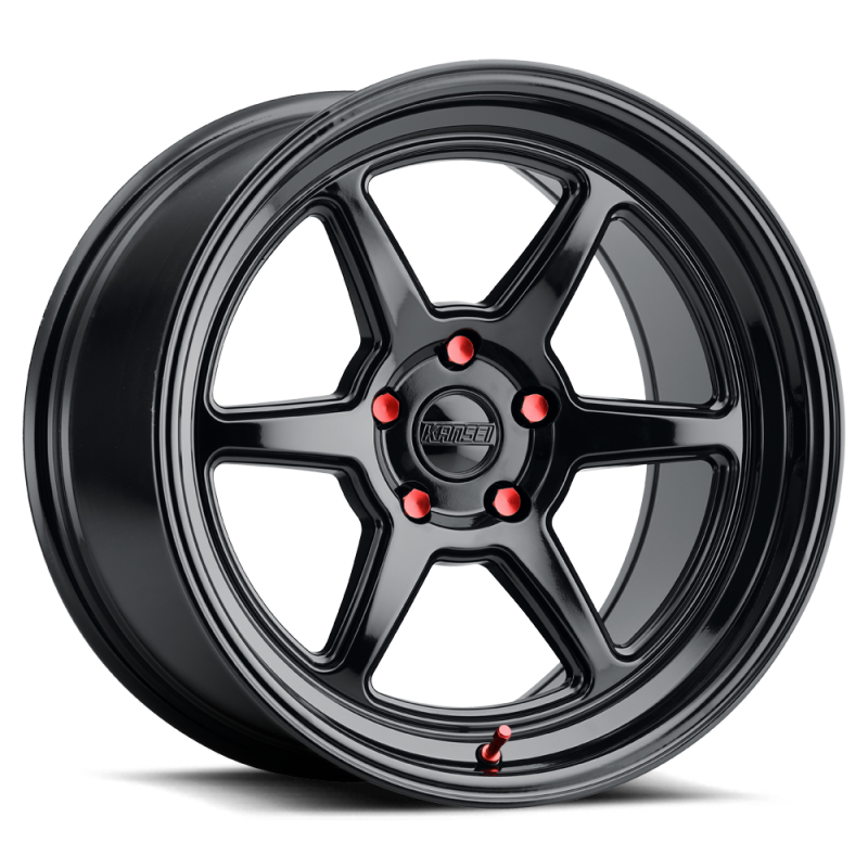 Kansei K14B Roku 18x9.5in / 5x108 BP / 22mm Offset / 63.4mm Bore - Gloss Black Wheel