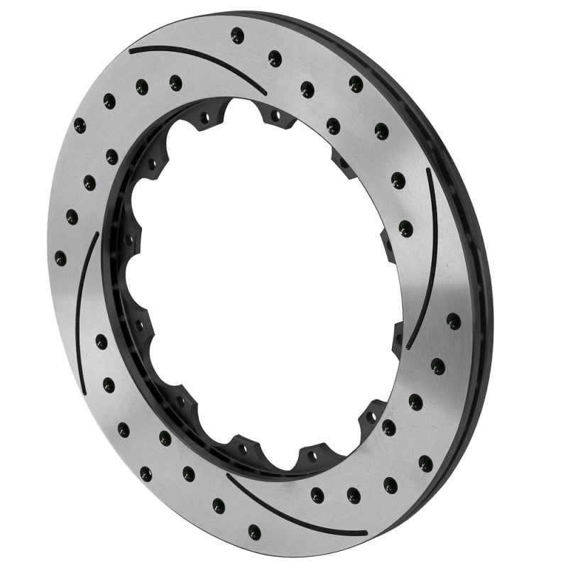 Wilwood 12x8.75 Black Left Side SRP Drilled & Slotted Rotor Ring