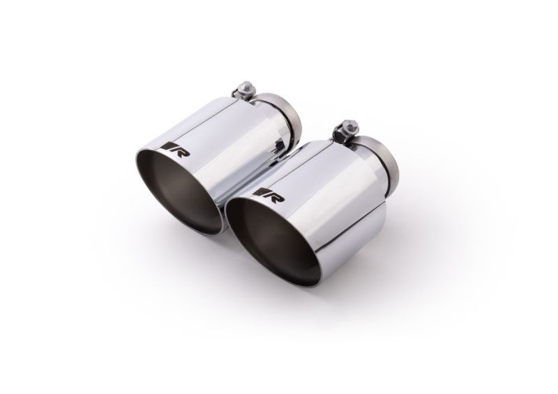 Remus Stainless Steel 115mm Angled Engraved Chrome Tail Pipe Set (Pair)
