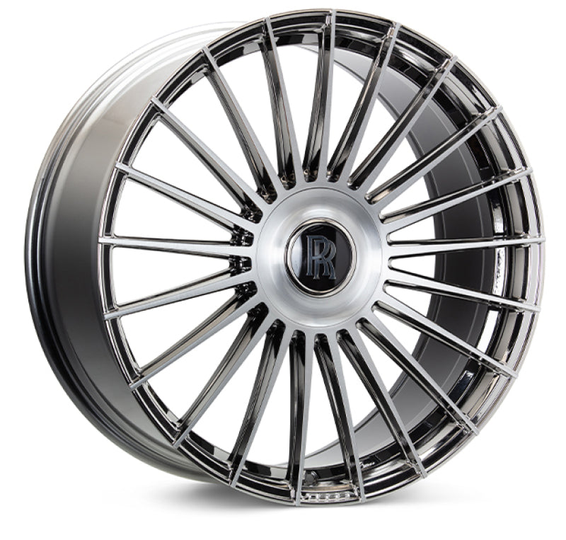 Vossen HF8 22x9.5 / ET15 / 5x112 / Deep 66.5 - EPB-EMC Polished Brushed Silver Wheel