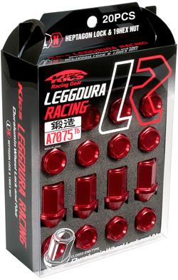 Project Kics 12X1.25 Gunmetal Leggdura Racing Lug Nuts - 16 PCS
