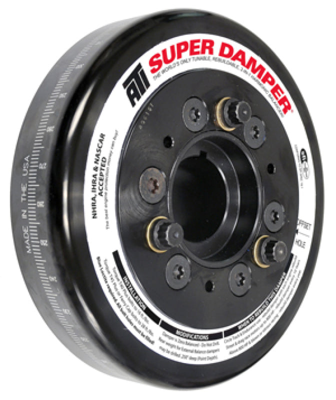 ATI Damper - 7.074in - Alum - Chevy SB - w/BB 1.600 Snout - C-Bore Front - 3 Ring