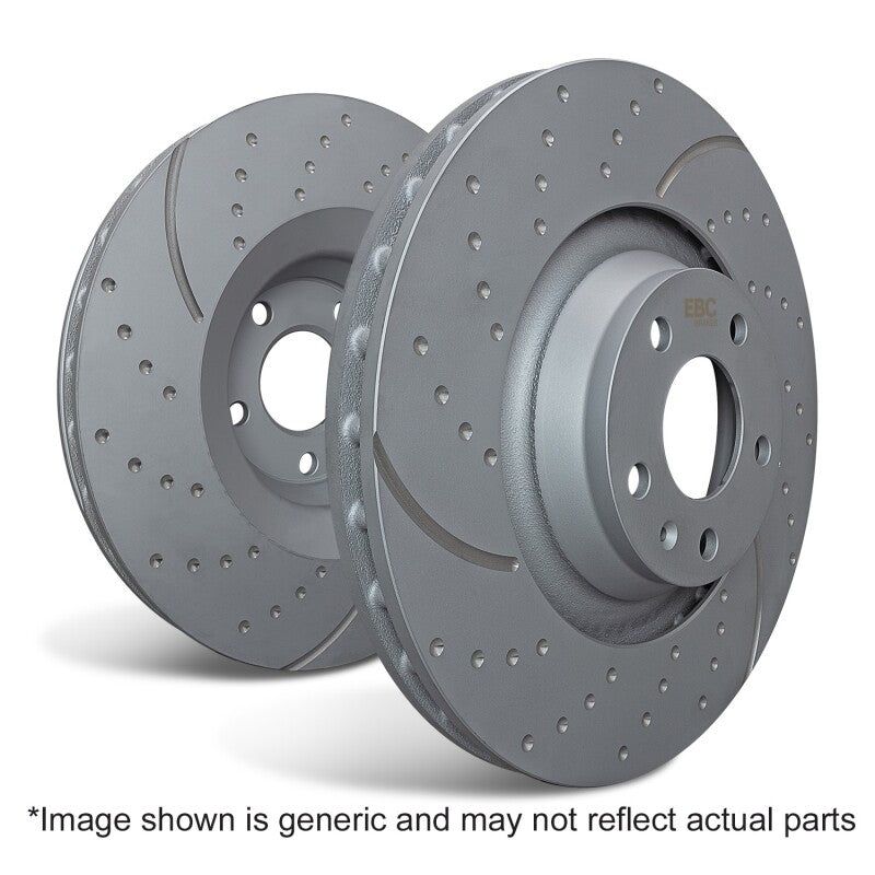 EBC 13+ Lincoln MKT 3.5 Twin Turbo (Performance Brakes) GD Sport Rear Rotors