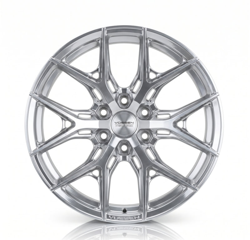 Vossen HF6-4 22x12 - 8x165.1 - ET-44 - Ultra Deep - 125.1 - Silver Polished Wheel