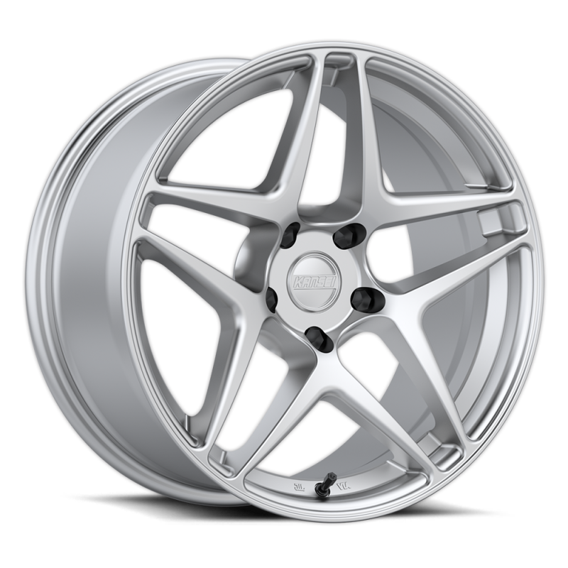 Kansei K15H Astro 19x10.5in / 5x120 BP / 35mm Offset / 72.56mm Bore - Hyper Silver Wheel
