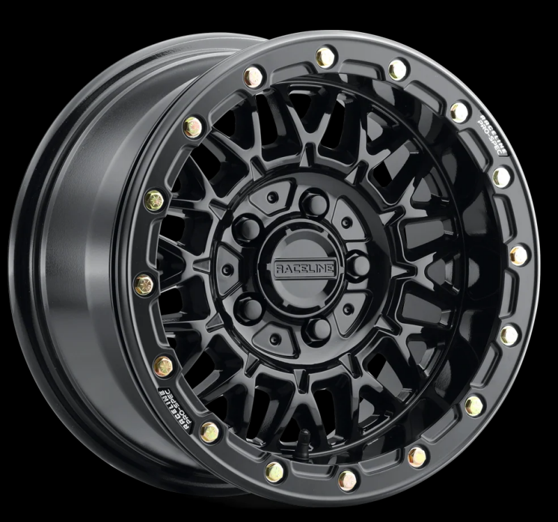 Raceline A15 Omega 15x10in / 5x114.3 BP / 10mm Offset / 68mm Bore - Gloss Black