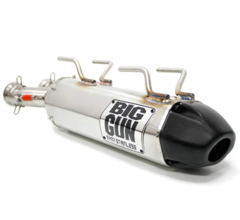 Big Gun 12-14 Arctic Cat Wildcat 1000i H.O./4/X EXO Stainless Slip On Exhaust