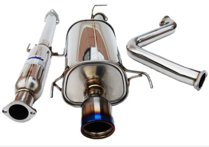 Invidia 97-01 Prelude Q300 Titanium Rolled Tip Cat-back Exhaust **Fits BASE Model ONLY**