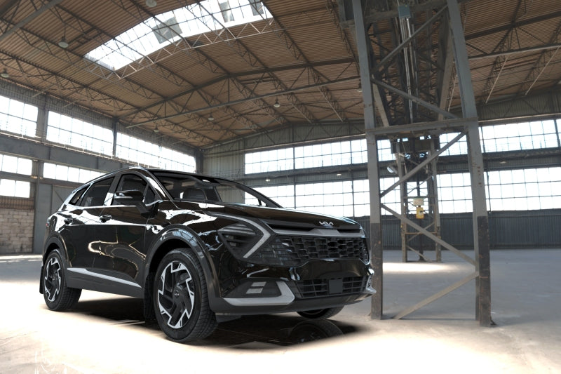 Rally Armor 23-25 Kia Sportage Black UR Mud Flap w/ Metallic Black Logo