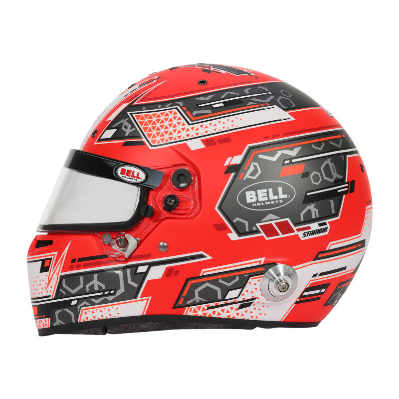 Bell Helmet Rs7 Stamina Anthracite/Red (Hans) 57(7 1/8) Fia8859-2024/Sa2025