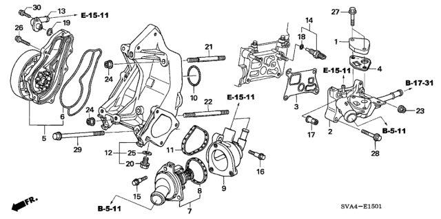 Honda - K-series EGR Valve Gasket