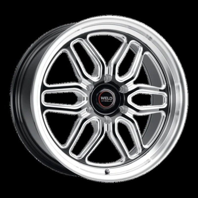 Weld Racing 20x7 Laguna 6 Drag 6x135 ET13 BS4.50 Gloss BLK MIL DIA 87.1