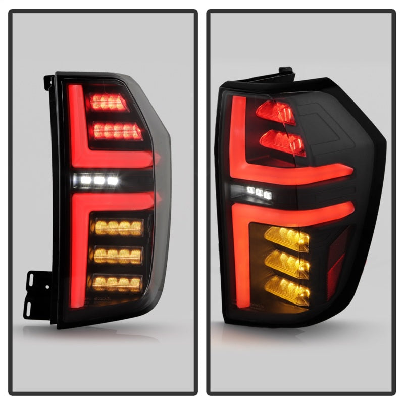 Spyder 21-23 Chevy Tahoe/Suburban (Halogen Only) LED Tail Lights - Blk (ALT-YD-CSUB21HAL-GR-BK)