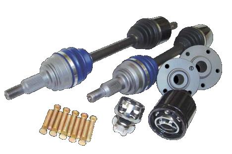 DSS Honda 2001-2003 Civic Si EP 850HP Level 5.9 Axle/Hub Kit (4-Lug Hubs) KS56