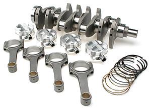 Brian Crower Honda F20C/F22C Stroker Kit - 97mm Stroke Billet Crank BC625+ Rods (5.893) Custom Pi