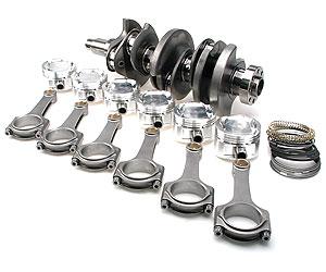 Brian Crower Nissan VQ37HR Stroker Kit - 92mm Stroke Billet Crank Custom Rods Custom Pistons