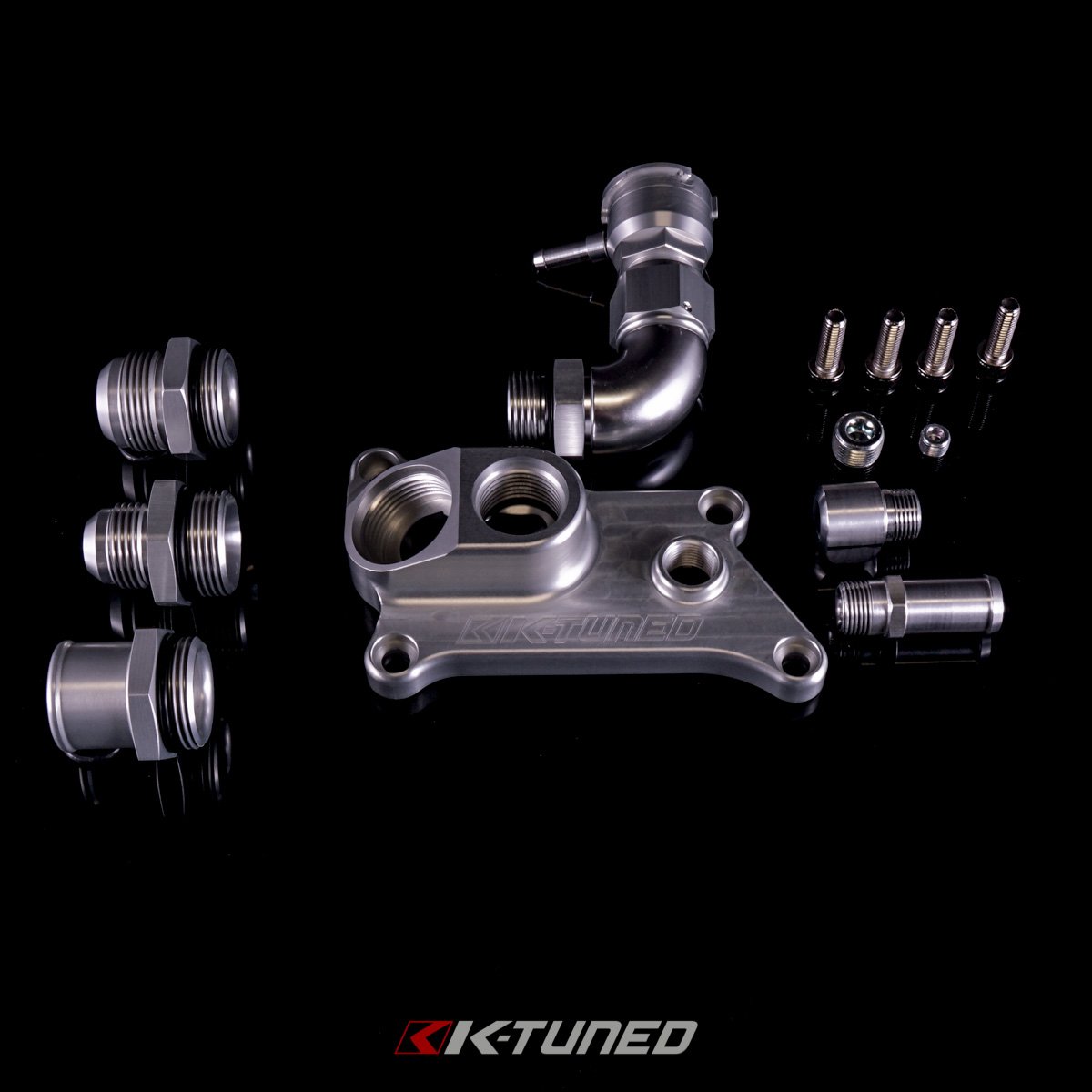 K-Tuned - K24/K20Z3 Angled Inlet Upper Coolant Housing W/Filler Neck Only