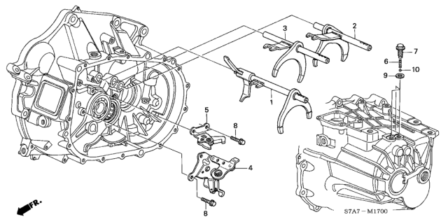 Honda - Gearshift Fork (3-4)