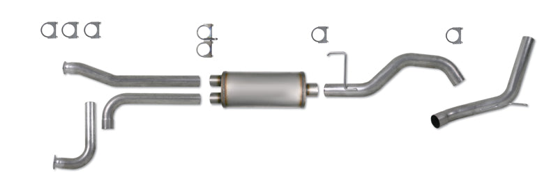 Diamond Eye KIT 3-1/2in Catback Single GAS AL NISSAN TITAN 5.6L 07-10