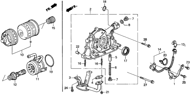 Acura - Genuine OEM Honda/Acura Oil Pickup Tube P72 / GSR / ITR