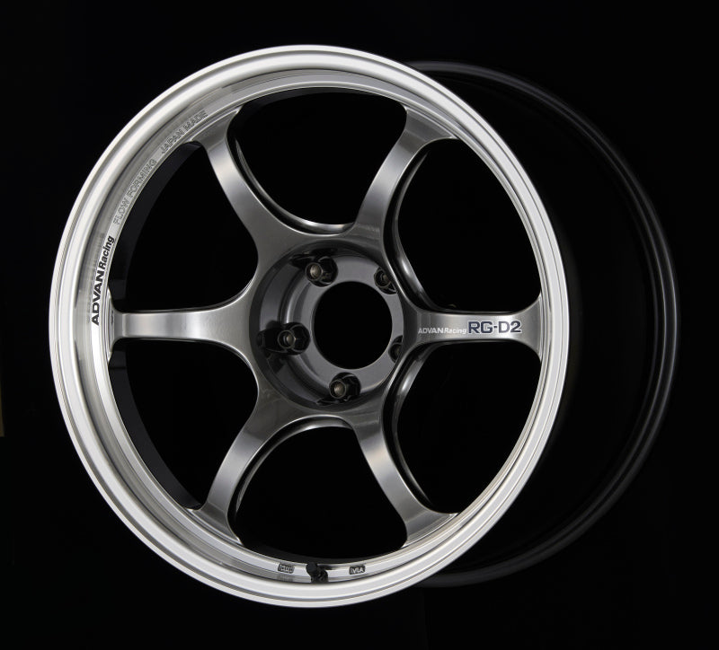 Advan RG-D2 18x10.0 +35 5x114.3 Machining and Racing Hyper Black Wheel