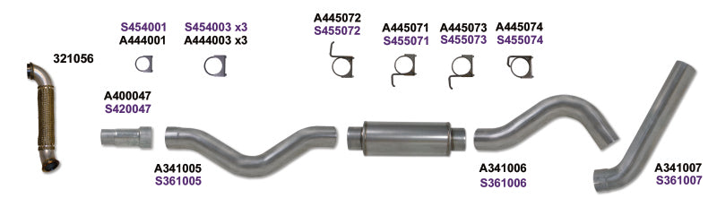 Diamond Eye KIT 5in Catback Single w/ TDP SS 06-07 Chevy/GMC 6.6L Duramax 2500/3500