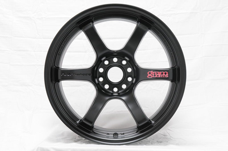 Gram Lights 57DR 19x8.5 +35 5x112 Semi Gloss Black Wheel