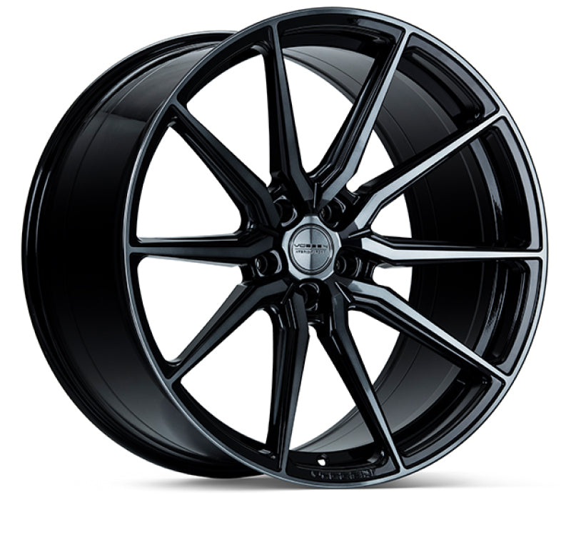 Vossen HF-3 22x9 / 5x120 / ET30 / Flat Face / 72.56 - Double Tinted - Gloss Black Wheel