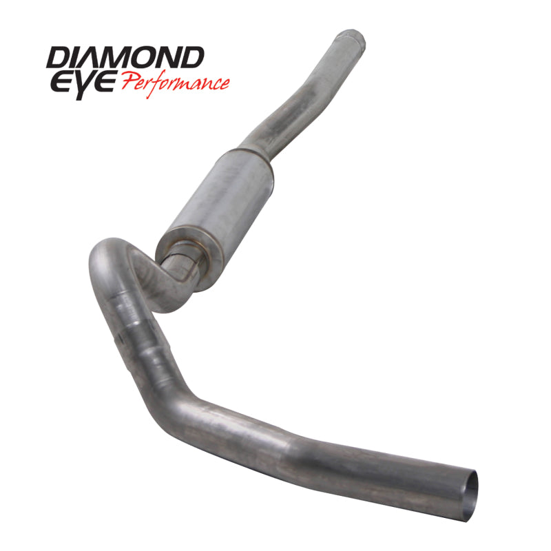 Diamond Eye KIT 4in Catback Single MFLR RPLCMENT PIPE SS CHEVY/GMC 6.6L 2500/3500 2006-2007.5