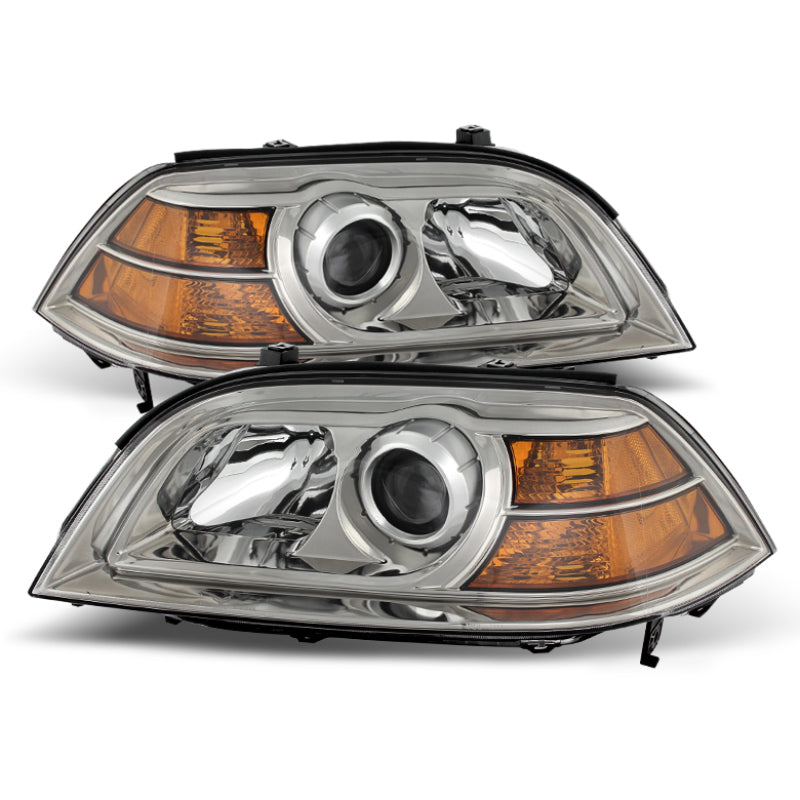 xTune Acura Mdx 2004-2006 Crystal Headlights Chrome HD-JH-AMDX04-AM-C