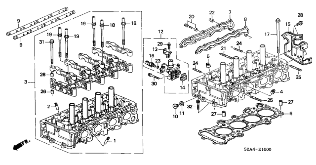 Honda - 2000-2009 Honda S2000 VTEC Solenoid Gasket