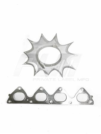 PLM - Power Driven B-Series Hood Exit Race Header with 4-1 Megaphone B18 B20