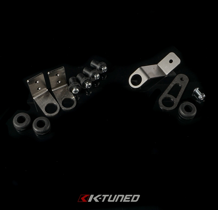 K-Tuned - Bolt-On Rad Bracket Kit Half Radiator