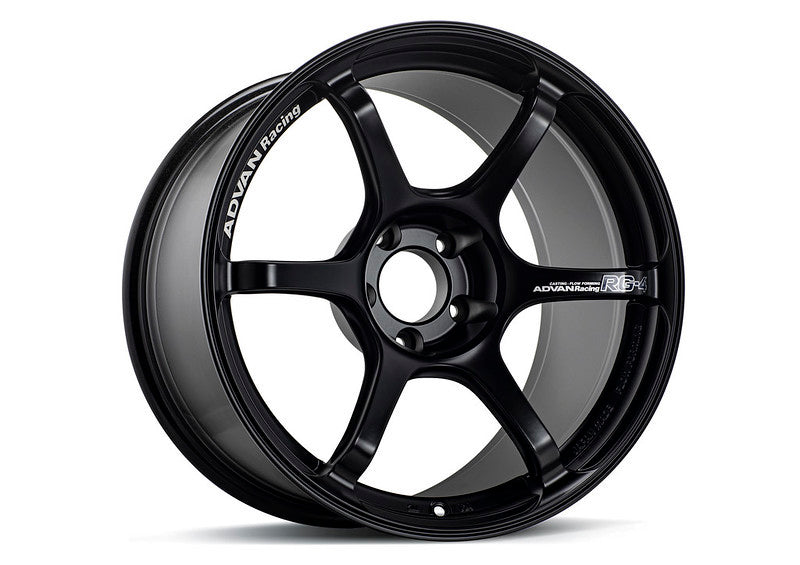 Advan RG-4 18x8.5 +50 5x114.3 Semi Gloss Black Wheel