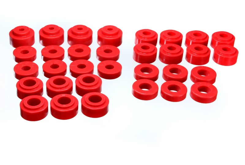 Energy Suspension GM Body Mount Set - Red