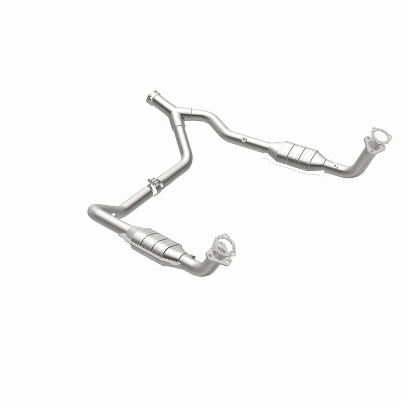 MagnaFlow DF Cat. Conv 95-99 Range Rover 4.0/4.6L GEMS Y-Pipe Assembly *NOT FOR SALE IN CALIFORNIA*