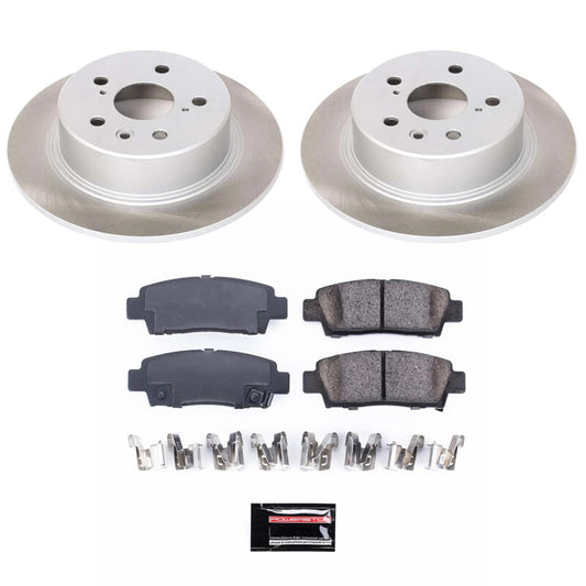 Power Stop 95-99 Toyota Avalon Rear Semi-Coated Rotor Kit