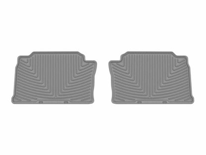 WeatherTech 24-26 Toyota Tacoma 2nd Row Rear All-Weather Floor Mats - Grey