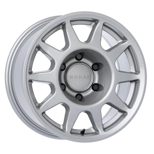 Nomad N505OE Touring 16x8in / 5X150 BP / 0mm Offset / 110.5mm Bore - OE Silver