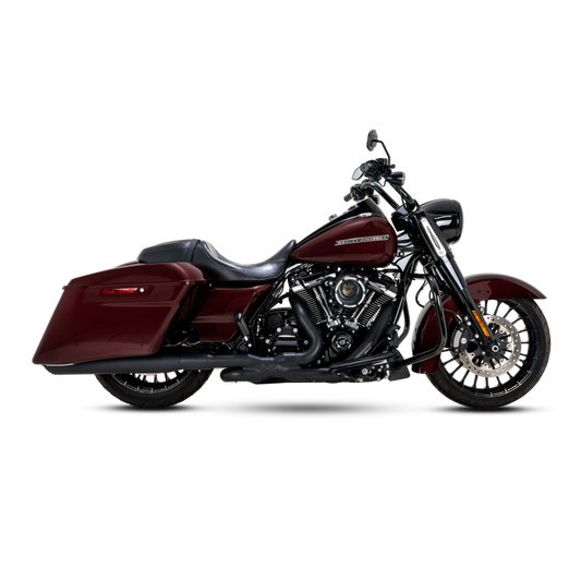 Vance & Hines 17-24 Harley-Davidson Trike Road Glide 3 FreeWheeler FLRT Twin Slash Slip-ons - Black